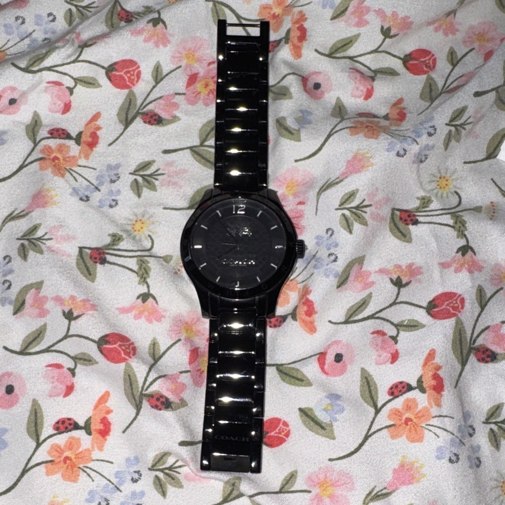 Coach Glossy Black Watch